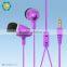 Super Bass Metal Earphone, Stereo In-ear Mp3 Earphones Asian Boy Wholesaler