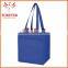 High Quality Custom Non-woven 6 Bottles Tote Bag With Front Pockets
