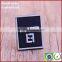 Hot sale private embossed white logo underwear clothes silicone label