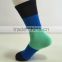 custom stripe sock bamboo organic jacquard long custom cotton socks