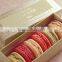 New luxury cardboard printed macaron box packaging, papercolorful macaron food packaging, macaron box