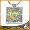 Best selling fancy digital printing Middle East muslim metal custom keychain