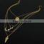 Hot selling multilayer alloy pendant necklace