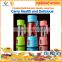 400ml Multi-function plastic mini fruit jelly color cup with 2000Ma USB charge juice press