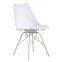 New soft leather cushion dsw plastic metal chair