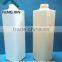 HOT Stamping Plastic Material Screen Printing Surface Handling Square HDPE plastic bottle with pump for shampoo shower gel