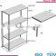 5 Layer Medium Duty Clip Shelving With Sloted Posts