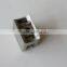 stainless steel railing square type 45*45mm glass clamp in balustrades and handrails
