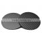 2016 Christmas Luxury Gift Fashional OEM carbon fiber plate shape flat round office tea cup coaster 1mm 2mm 3mm