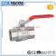 ART.1032 Full port NPT male threaded butterfly handle forged brass stem ball body 1/2 3/4 1 inch brass ball valve cw617n DN25