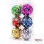 New product excellent quality lastic pumpkin 6cm christmas hanging ball with many colors