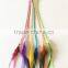 F6174 Rainbow Color Fake Colored Hair Extensions