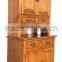 European antique factory hot sell furniture veneered display bookcase