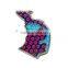 Soft enamel high quality custom metal badge