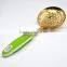 FDA LFGB Grade Wholesale price gold plating stainless steel dumpling skimmer