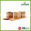 Bamboo Salt Box,bamboo salt keeper with lid,bamboo canister