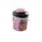 cute round tea tin jar,round metal tea gift box,coffee tea tin box