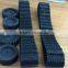 mini stair climbing machines used rubber crawler small rubber tracks chassis