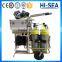6.8L 4pcs Carbon Fiber Cylinders Movable Trolley Breathing Apparatus with Long Tube for Firefighting