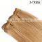 medium blond 8a New Arrival good quality cheap remy tangle free russian human hair weft manufacturer sale
