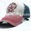 Distressed Vintage High quality embroidery worn-out baseball cap