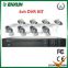 4ch DVR Kit+4pcs ir 1.0MP 720P AHD CCTV System cheap home security systems