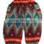 oriental fisherman thai style VTG RETRO INDIE HIPPIE boho pants yoga pants harem pants feather thai print EYE pattern art