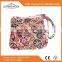 The newest design cotton floral quilted fashion side by girl oem women's satchel