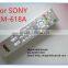 high quality 40 buttons lcd led universal remote control SONYL RM-618A 618A plastic blister box pack
