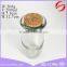 200ml glass milk bottles with cork lid