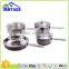Hot item red color 7pcs cookware set stainless steel cookware kitchen ware set