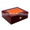 Chinese factories wholesale custom high-grade wooden 8 slot watch box, red display box