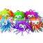 2016 Customized hot sales hairy puffer ball toys, cute flashing puffer toys for kids