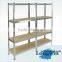 5 Tiers Silver Boltless Steel Garage Shelving For Garage