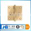 Custom 180 degree Gold/Imitation Gold plating metal stamping door hinge/cabinet hinge