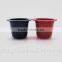 Wholesale PLA plastic nespresso coffee capsule packing cups, 100% biodegradable non-toxic packaging for coffee ponder