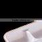 4 compartment sugarcane compostable biodegradable tray