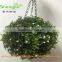 SJLJ013371 artificial hanging plant / artificial plastic boxwood ball for wedding / event decoration
