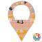 Baby bandana teething suede fabric baby bibs for baby