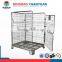 Stacking logistics wiremesh storage mesh container metal pallet cage