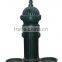 city cast iron water foutain with two pots