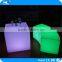  hot sale outdoor LED light up club and bar bent stools