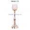 2016 new design Tulip Crystal Candle Stand Candle Holder home party decor candlestick metal plated romantic Europe holders