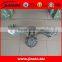 Decorative stainless steel metal crafts flying eagle with bottom round ball
