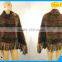 High Quality Knitted Mink Shawl
