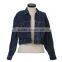 China clothing women denim jacket supplier/ denim jacket for women