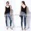new style autumn girls long scratch sexy tight ripped jeans customized