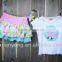 Newest design western style wholesale children's boutique clothing Sets