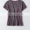 MGOO 2017 Summer Lace-up Graphic T-shirt With Grommets Ladies Sublimation Print Design Fashion T Shirt