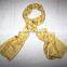 100% cashmere ladies jacquard knitted scarf with hole